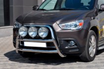 Mitsubishi ASX 2010–2023 Přední ochranný rám WT018 (nerez) fotografie 2