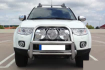 Mitsubishi L200 2006–2015 Přední ochranný rám WT018 (nerez) fotografie 2