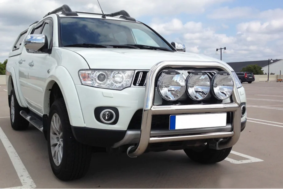 Mitsubishi L200 2006–2015 Přední ochranný rám WT018 (nerez) Image