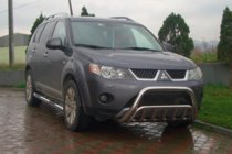 Mitsubishi Outlander 2006–2012 Bullbar WT002 (nerez) fotografie 2
