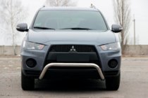 Mitsubishi Outlander 2006–2012 Bullbar WT007 (nerez) fotografie 1