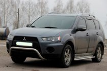 Mitsubishi Outlander 2006–2012 Bullbar WT007 (nerez) fotografie 2