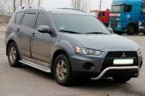 Mitsubishi Outlander 2006–2012 Bullbar WT007 (nerez) fotografie 4