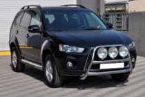 Mitsubishi Outlander 2006–2012 Přední ochranný rám WT018 (2010-2012, nerez) fotografie 2