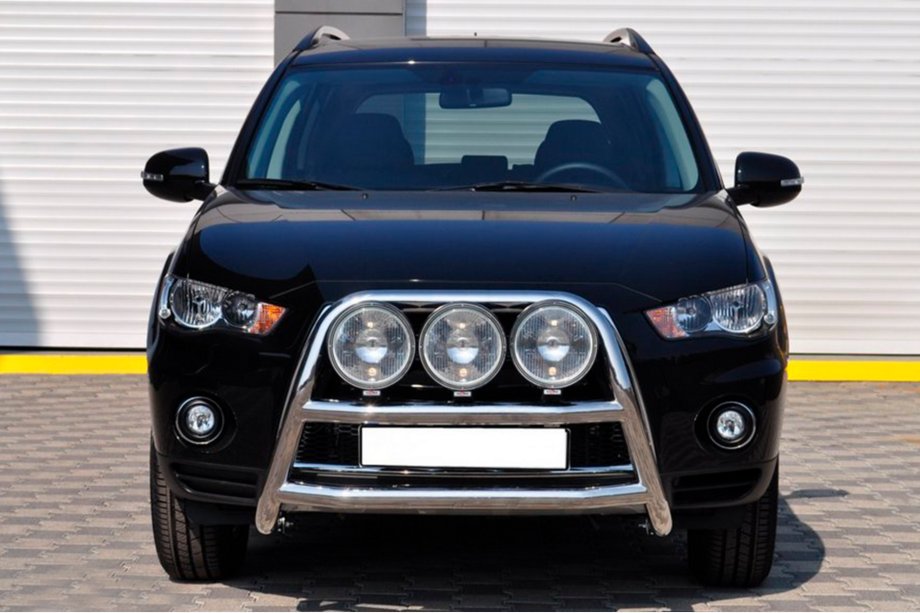 Mitsubishi Outlander 2006–2012 Přední ochranný rám WT018 (2010-2012, nerez) Image
