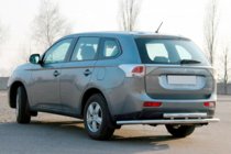 Mitsubishi Outlander 2012–2021 Zadní ochranný rám AK004 (nerez) fotografie 1