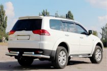 Mitsubishi Pajero Sport 2008–2015 Zadní ochranné oblouky AK003-Special (2 ks, nerez) fotografie 3