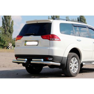 Zadní ochranné oblouky AK003-Special (2 ks, nerez) Mitsubishi Pajero Sport 2008–2015 fotografie 1