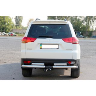 Zadní ochranné oblouky AK003-Special (2 ks, nerez) Mitsubishi Pajero Sport 2008–2015 fotografie 2