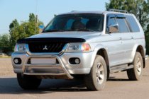 Mitsubishi Pajero Sport 1996–2007 Bullbar WT022 (nerez) fotografie 1