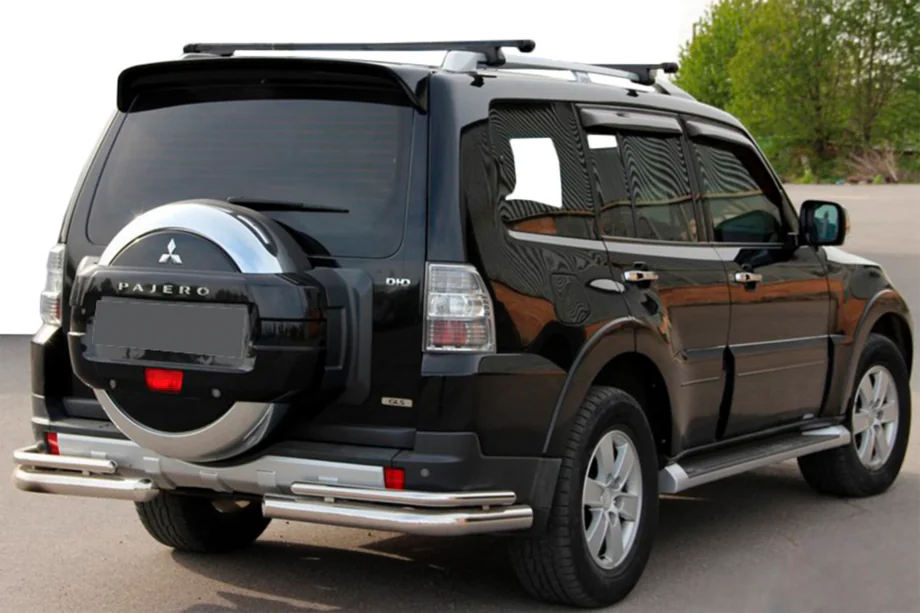 Mitsubishi Pajero Wagon IV 2006–2021 Zadní rám AK003 dvojitý (nerez) Image
