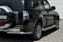 Mitsubishi Pajero Wagon IV 2006–2021 Zadní ochranný oblouk AK003 (nerez) fotografie 1