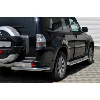Zadní ochranný oblouk AK003 (nerez) Mitsubishi Pajero Wagon IV 2006–2021 fotografie 1