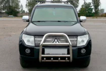 Mitsubishi Pajero Wagon IV 2006–2021 Přední ochranný rám QT007 (nerez) fotografie 1