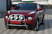 Nissan Juke 2010–2019 Přední ochranný rám WT018 (nerez) fotografie 2