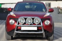 Nissan Juke 2010–2019 Přední ochranný rám WT018 (nerez) fotografie 3