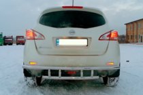 Nissan Murano 2008–2014 Zadní ochranný rám AK (nerezový) fotografie 2