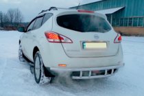 Nissan Murano 2008–2014 Zadní ochranný rám AK (nerezový) fotografie 3