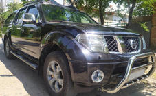 Nissan Navara 2006–2015 Přední ochranný rám WT003 (nerez) fotografie 3
