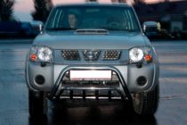 Nissan NP300 1999–2015 Přední ochranný rám (bullbar) WT002 (nerez) fotografie 2