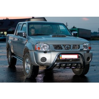 Přední ochranný rám (bullbar) WT002 (nerez) Nissan NP300 1999–2015 fotografie 3