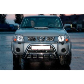 Přední ochranný rám (bullbar) WT002 (nerez) Nissan NP300 1999–2015 fotografie 2