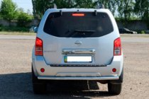 Nissan Pathfinder R51 2005–2014 Zadní ochranný rám AK002 (nerez) fotografie 2