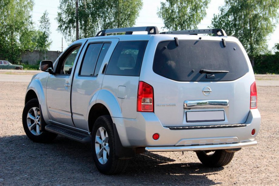 Nissan Pathfinder R51 2005–2014 Zadní ochranný rám AK002 (nerez) Image