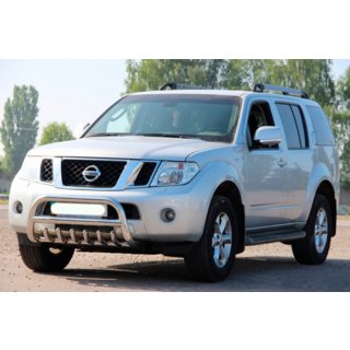 Přední ochranný rám WT008 (nerez) Nissan Pathfinder R51 2005–2014 fotografie 1