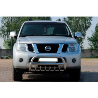 Přední ochranný rám WT008 (nerez) Nissan Pathfinder R51 2005–2014 fotografie 3