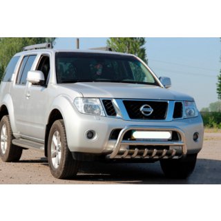Přední ochranný rám WT008 (nerez) Nissan Pathfinder R51 2005–2014 fotografie 2