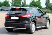 Nissan Qashqai 2014–2021 Zadní ochranný rám AK002 (nerez) fotografie 3
