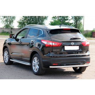 Zadní ochranný rám AK002 (nerez) Nissan Qashqai 2014–2021 fotografie 2