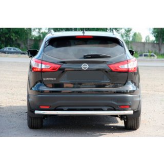 Zadní ochranný rám AK002 (nerez) Nissan Qashqai 2014–2021 fotografie 1