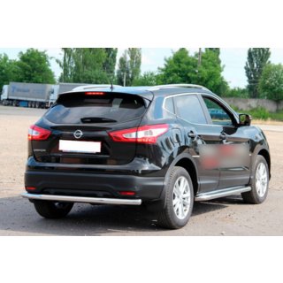 Zadní ochranný rám AK002 (nerez) Nissan Qashqai 2014–2021 fotografie 3