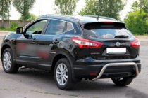 Nissan Qashqai 2014–2021 Zadní nerezový rám AK007-1 fotografie 3