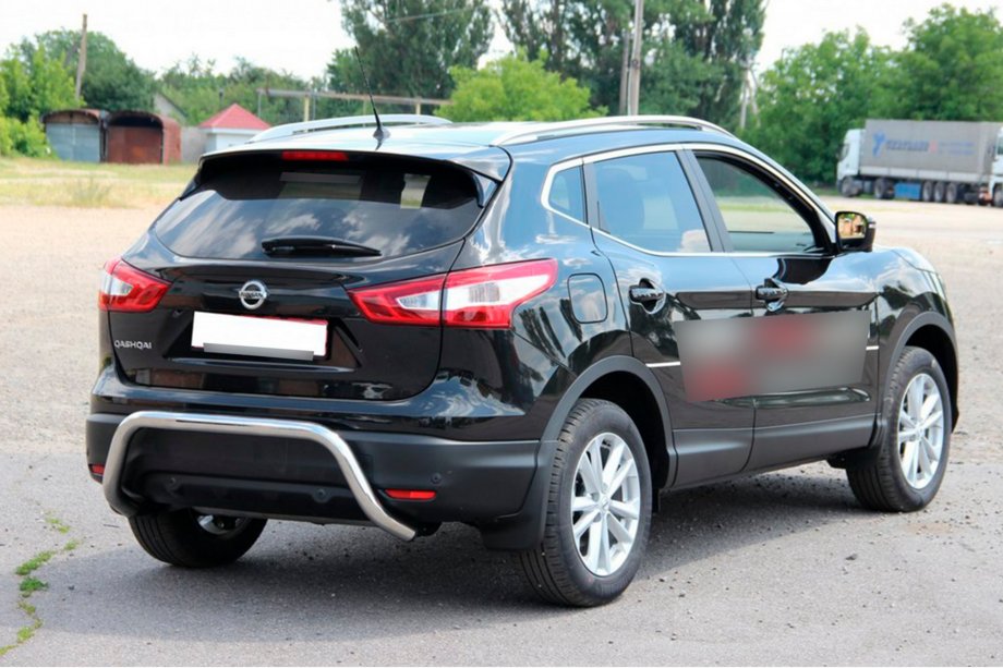 Nissan Qashqai 2014–2021 Zadní nerezový rám AK007-1 Image
