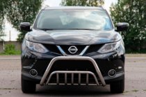 Nissan Qashqai 2014–2021 Přední ochranný rám (bullbar) WT002 (nerez) fotografie 1