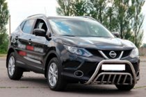 Nissan Qashqai 2014–2021 Přední ochranný rám (bullbar) WT002 (nerez) fotografie 3