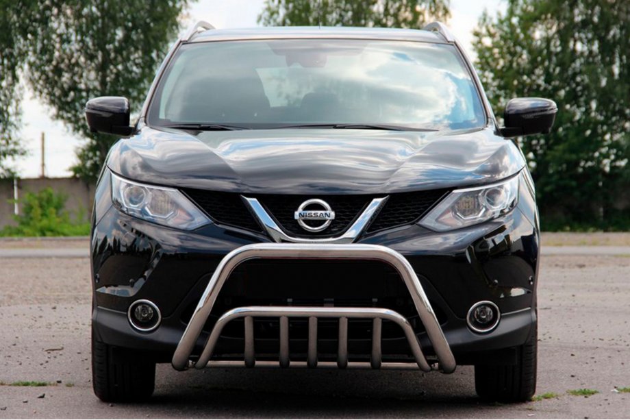 Nissan Qashqai 2014–2021 Přední ochranný rám (bullbar) WT002 (nerez) Image