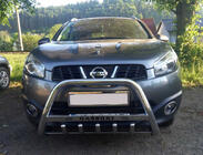 Nissan Qashqai 2014–2021 Přední ochranný rám WT003 (nerez) fotografie 6