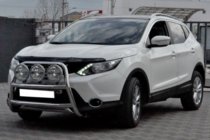 Nissan Qashqai 2014–2021 Přední ochranný rám WT018 (nerez) fotografie 3