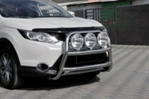 Nissan Qashqai 2014–2021 Přední ochranný rám WT018 (nerez) fotografie 4