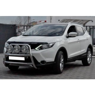 Přední ochranný rám WT018 (nerez) Nissan Qashqai 2014–2021 fotografie 3