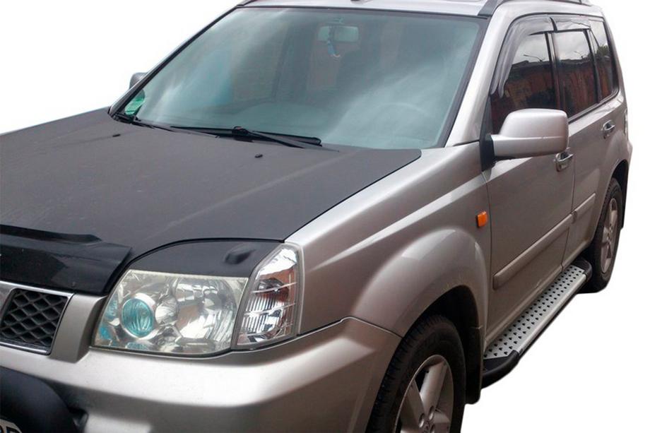 Nissan X-trail T30 2002–2007 Boční nášlapy Allmond Grey (2 ks, hliník) Image