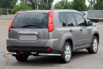 Nissan X-trail T31 2007–2014 Zadní rohy AK003 (2 ks, nerez) fotografie 1