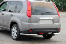 Nissan X-trail T31 2007–2014 Zadní rohy AK003 (2 ks, nerez) fotografie 3