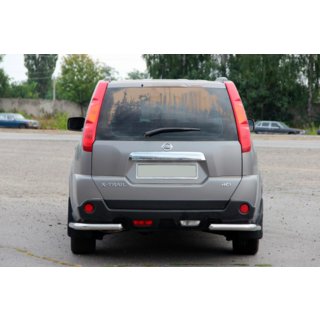 Zadní rohy AK003 (2 ks, nerez) Nissan X-trail T31 2007–2014 fotografie 2
