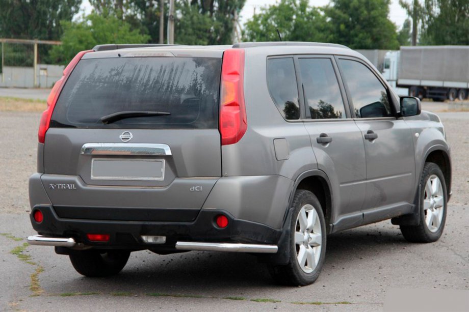 Nissan X-trail T31 2007–2014 Zadní rohy AK003 (2 ks, nerez) Image