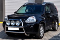 Nissan X-trail T31 2007–2014 Přední ochranný rám WT018 (nerez) fotografie 3
